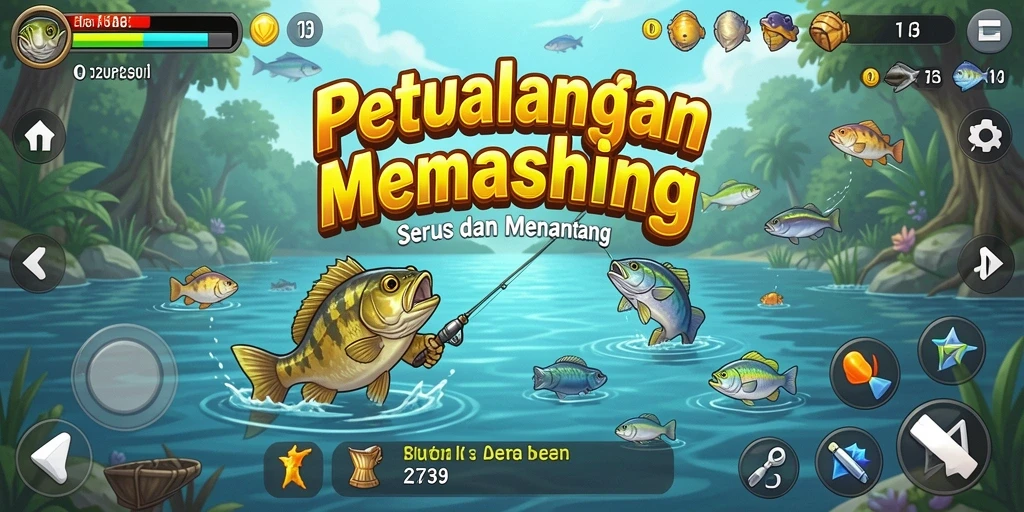 Gameplay menarik dan seru dalam memancing ikan di 2739.