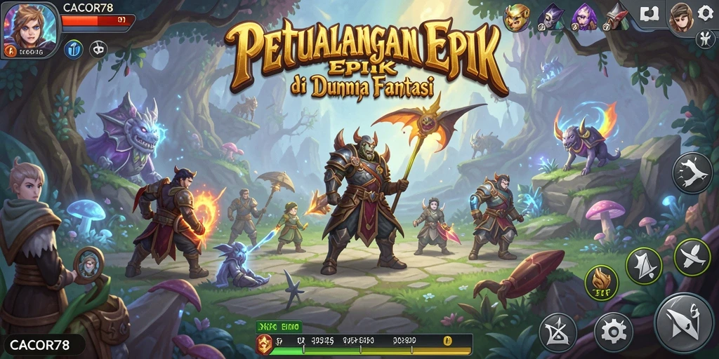 Gameplay seru dengan aksi RPG yang mendebarkan.