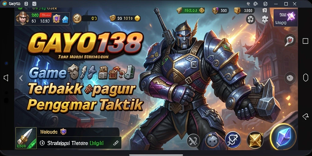 Tampilan gameplay GAYO138 yang seru dan menantang strategi.