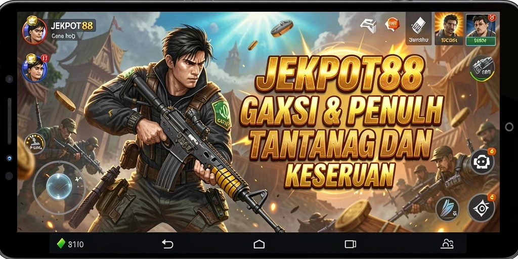 Tangkapan layar JEKPOT88 memperlihatkan aksi mendebarkan dalam gameplay.