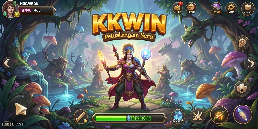 Tampilan menakjubkan dari gameplay KKWIN yang penuh petualangan.