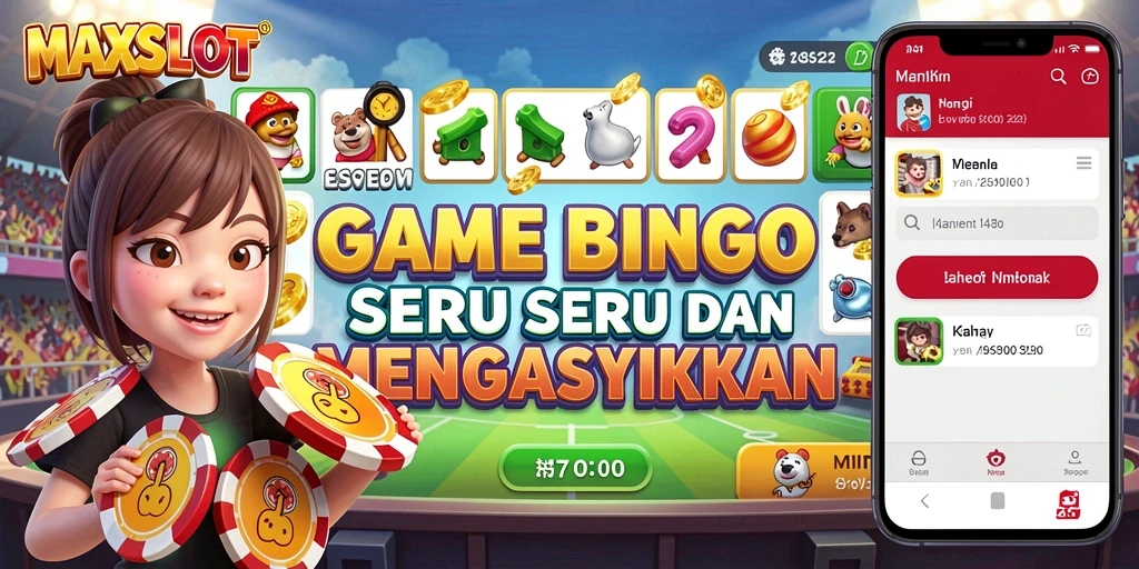 Screenshot gameplay <strong>MAXSLOT</strong> menampilkan suasana seru saat bermain Bingo.