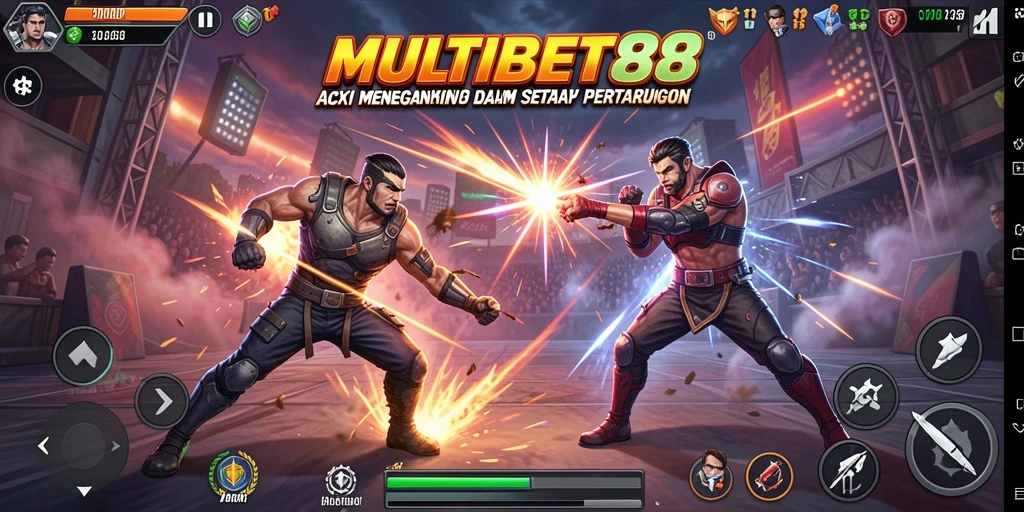 Tampilan menegangkan dari gameplay MULTIBET88 saat pertempuran intens.