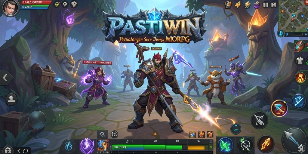 Gameplay menarik di PASTIWIN dengan pertarungan seru dan teamwork.
