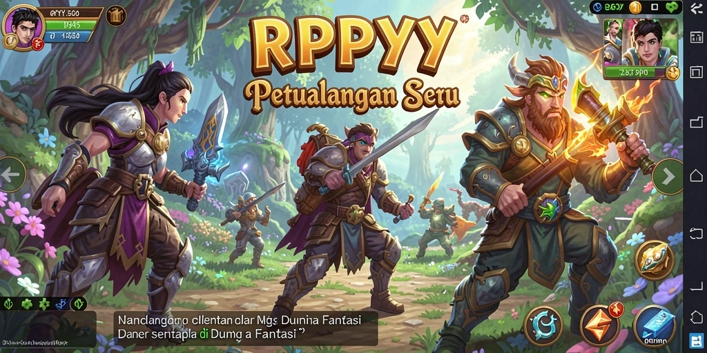Tampilan gameplay menakjubkan dari RPYYY yang penuh petualangan.